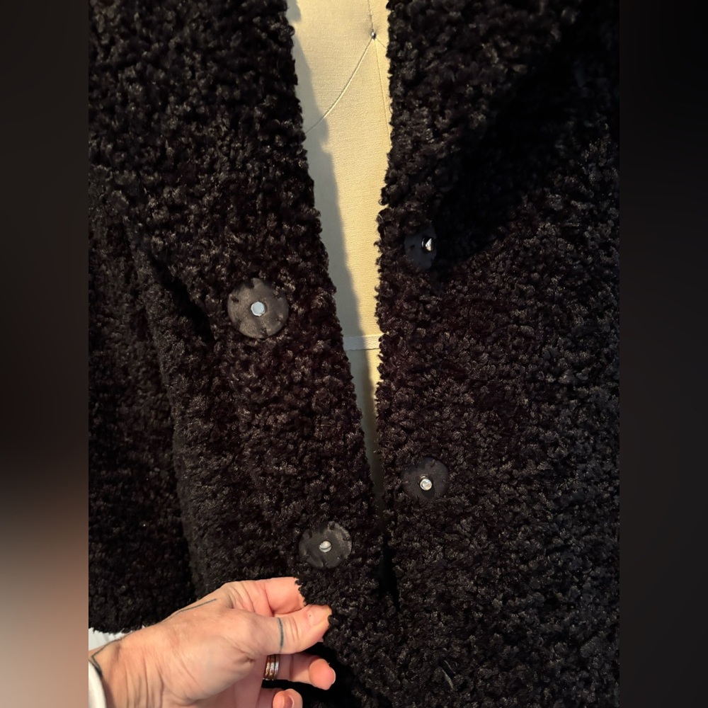 NOIZE Faux Fur Coat Size XS - Picture 8 of 14